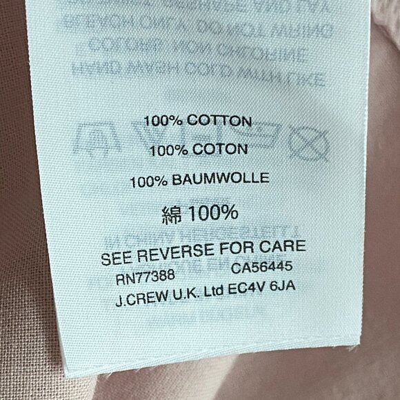 NWT J Crew Ruffle Sleeve Structured Top Pale Lilac Euro Summer French Girl-XL - Picture 8 of 8